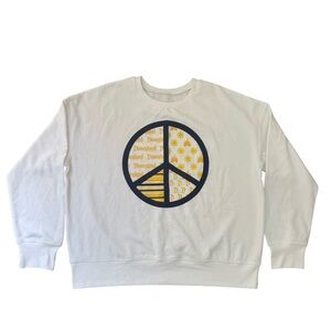☮️🌻Disneyland Resort Peace Sign Women’s Sweatshirt — L/XL